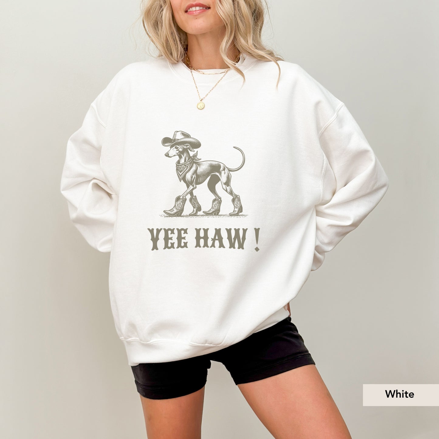 Italian Greyhound Yeehaw Sweatshirt