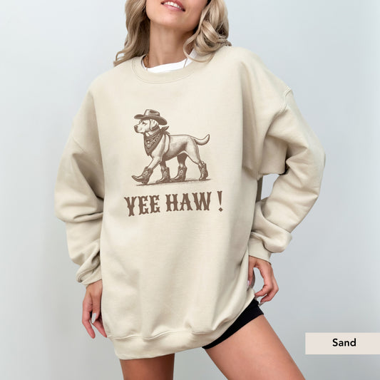 Labrador Retriever Yeehaw Sweatshirt