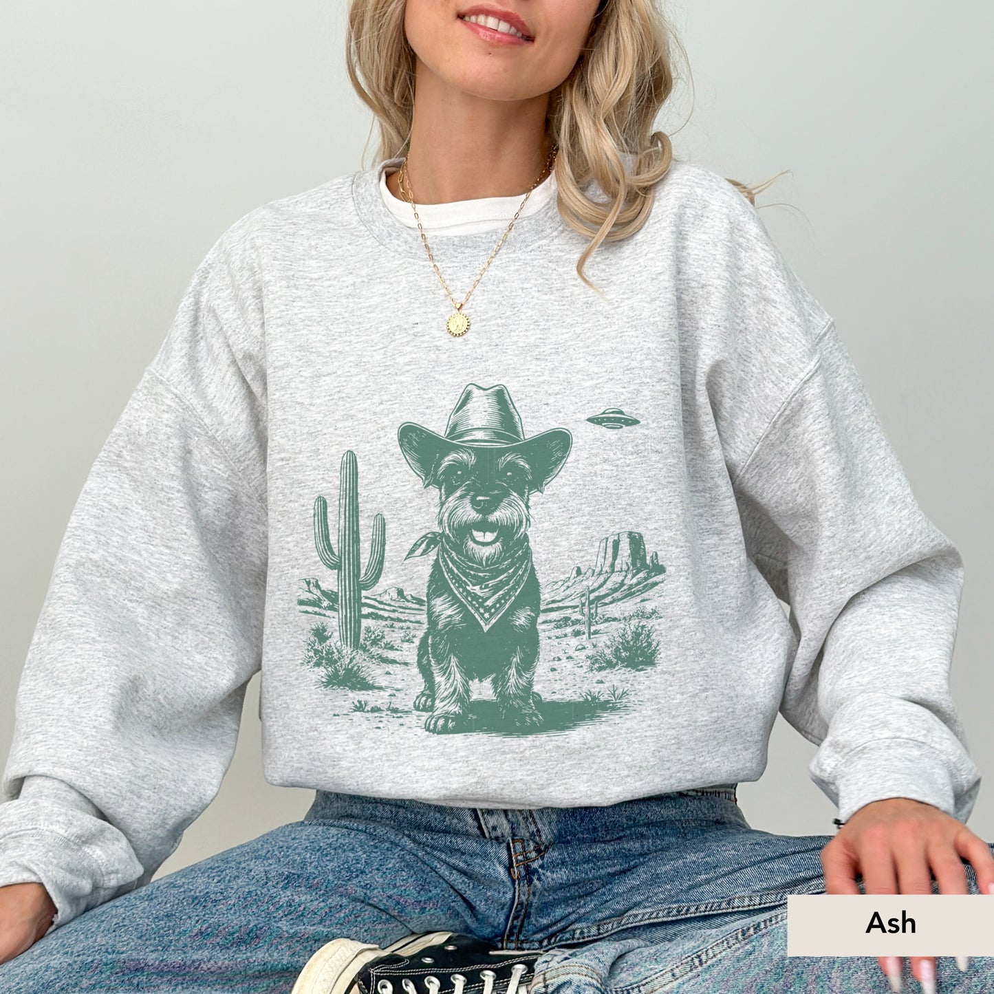 Miniature Schnauzer UFO Sweatshirt