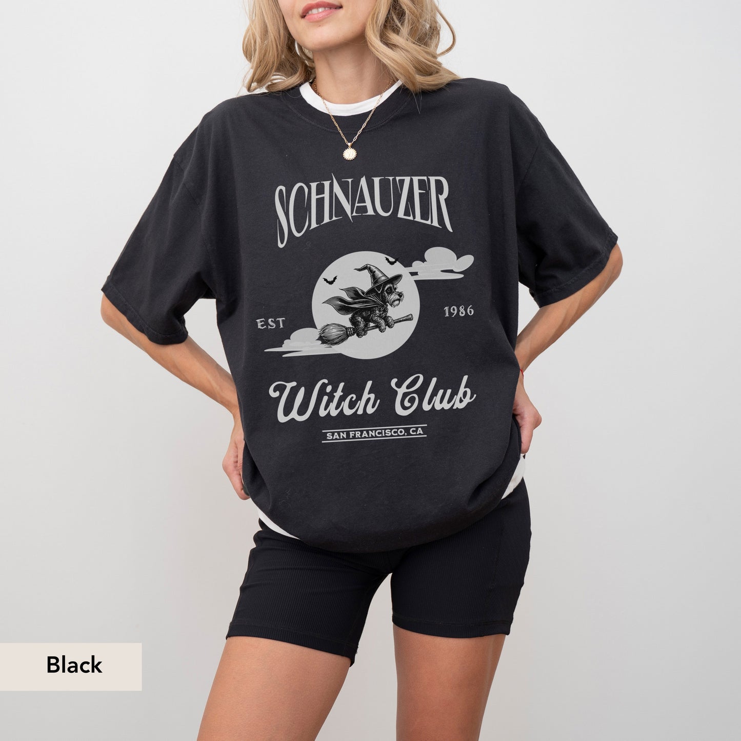 Miniature Schnauzer Witch Club Shirt