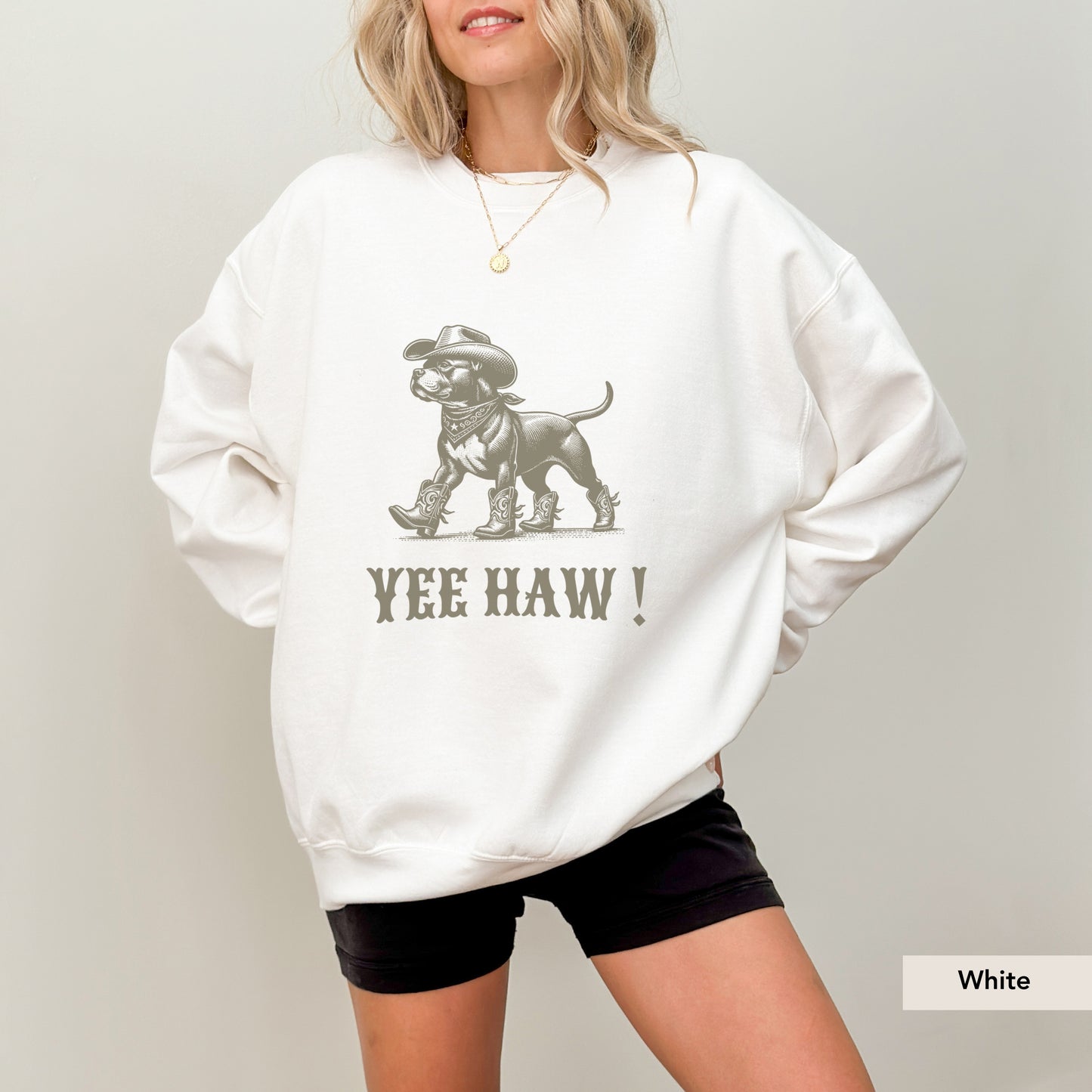 Pitbull Yeehaw Sweatshirt