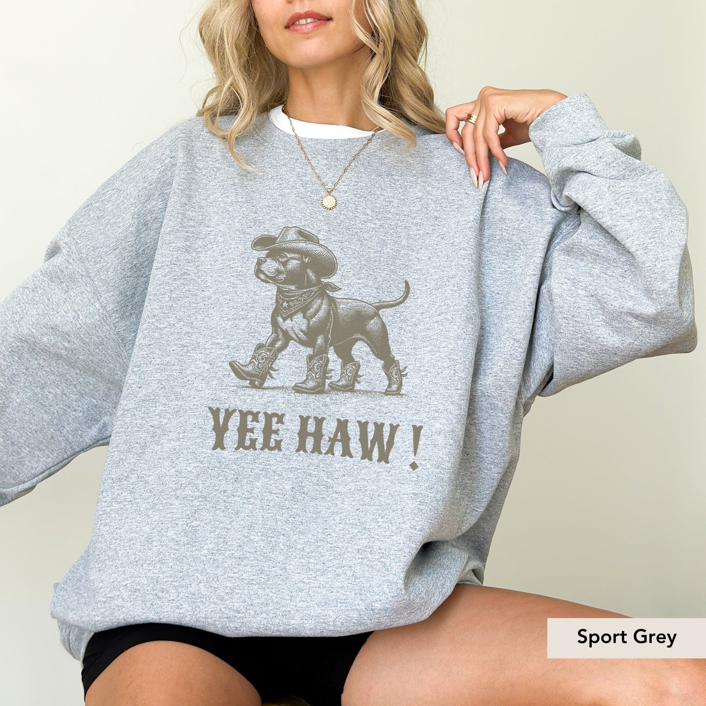 Pitbull Yeehaw Sweatshirt
