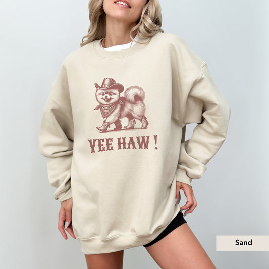 Pomeranian Yeehaw Sweatshirt