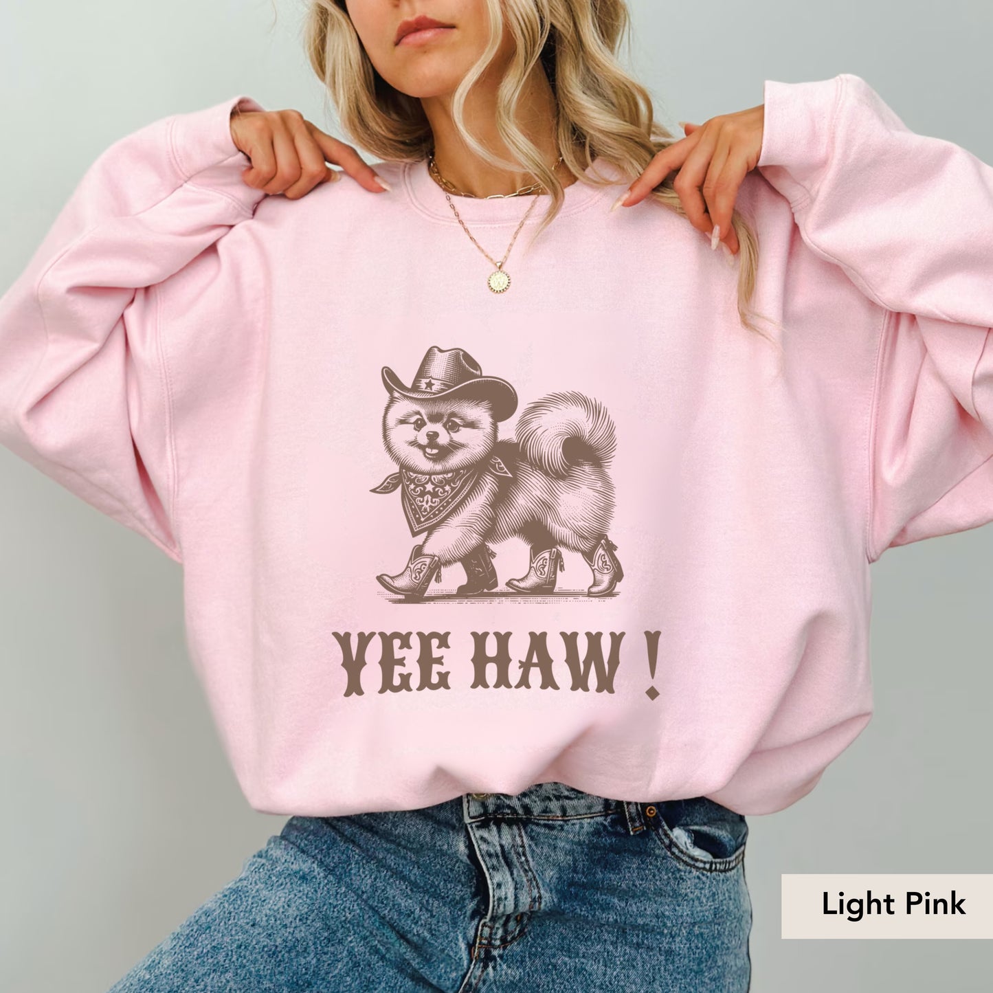 Pomeranian Yeehaw Sweatshirt