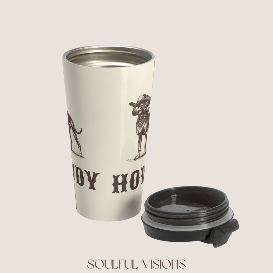 Howdy Rhodesian Ridgeback Stainless Steel Travel Mug
