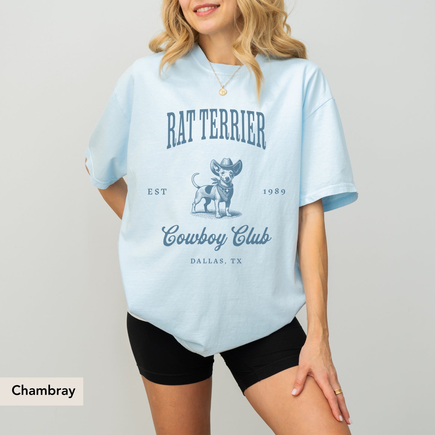 Rat Terrier Cowboy Club Shirt
