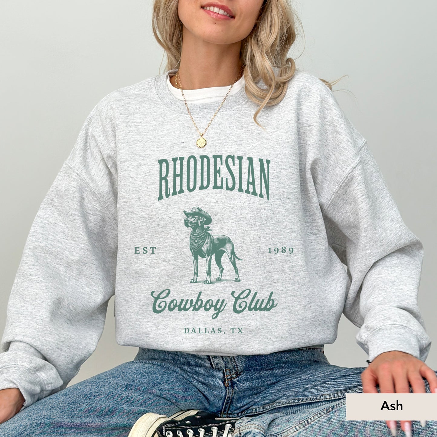 Rhodesian Ridgeback Cowboy Club Sweatshirt