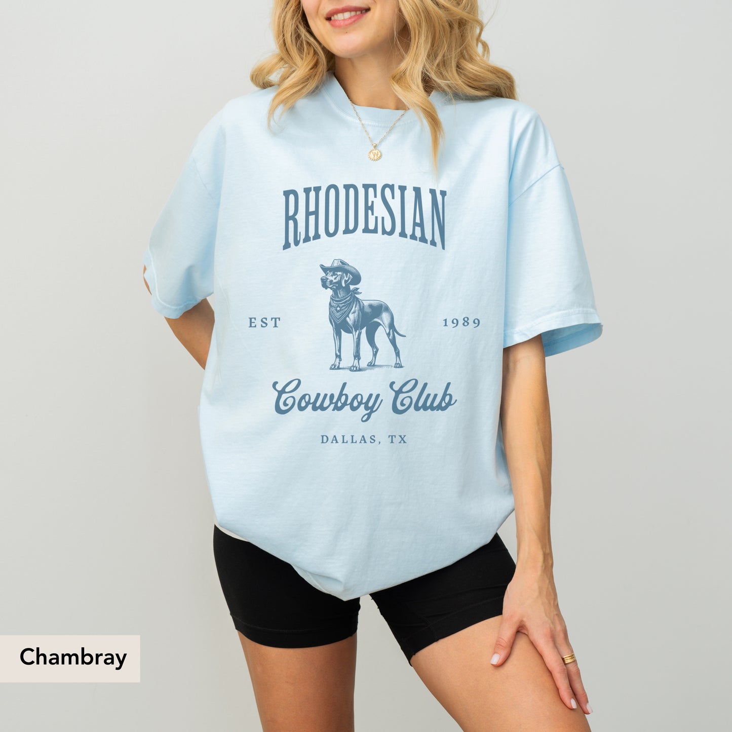 Rhodesian Ridgeback Cowboy Club Shirt