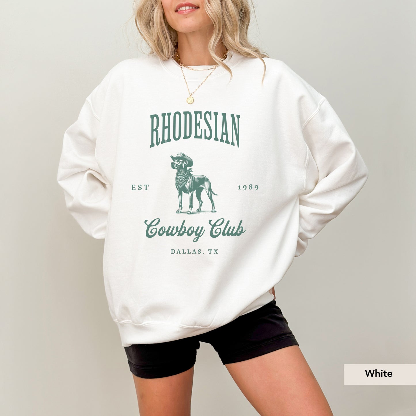 Rhodesian Ridgeback Cowboy Club Sweatshirt
