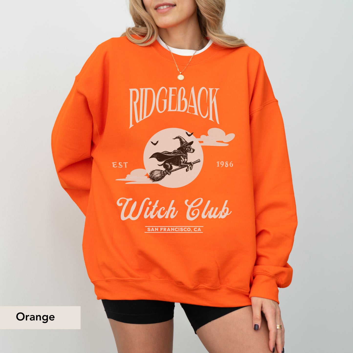 Rhodesian Ridgeback Witch Club Sweatshirt