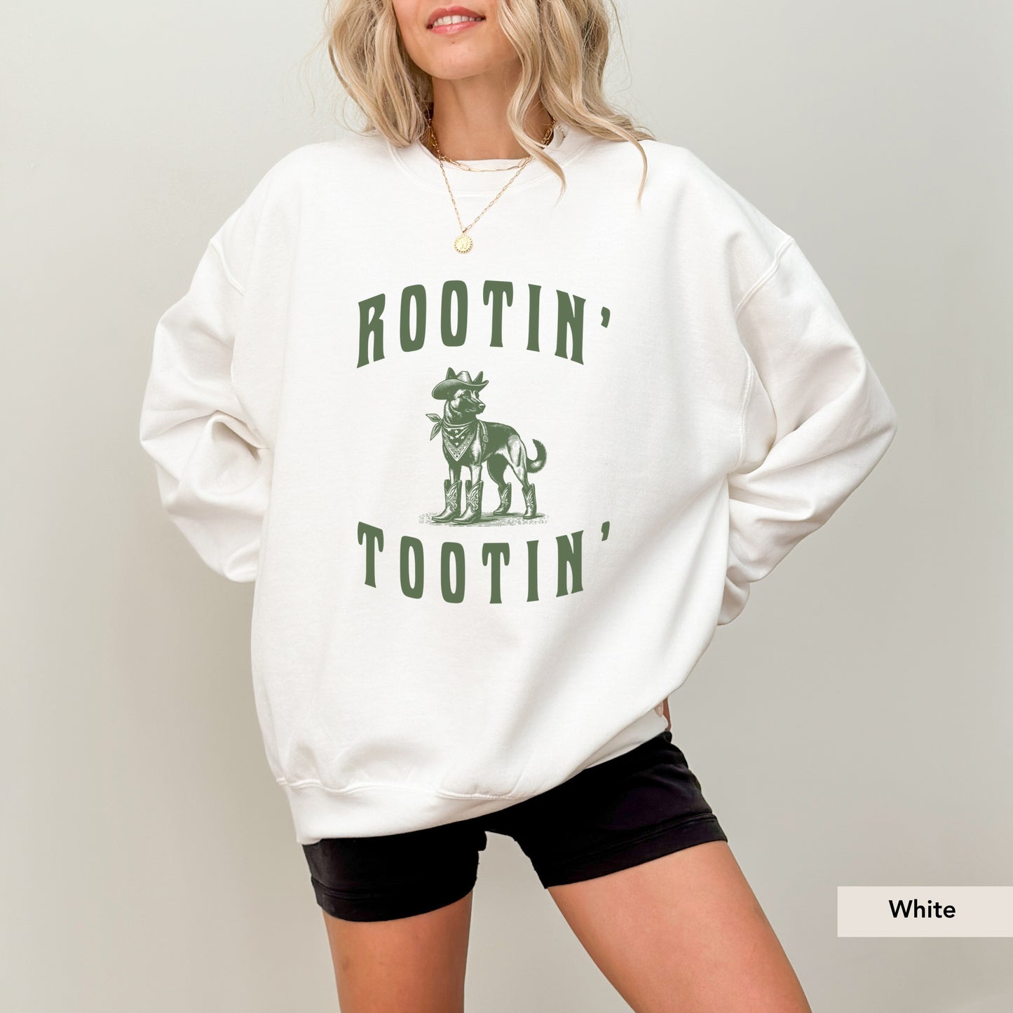 Rootin Tootin Belgian Malinois Sweatshirt