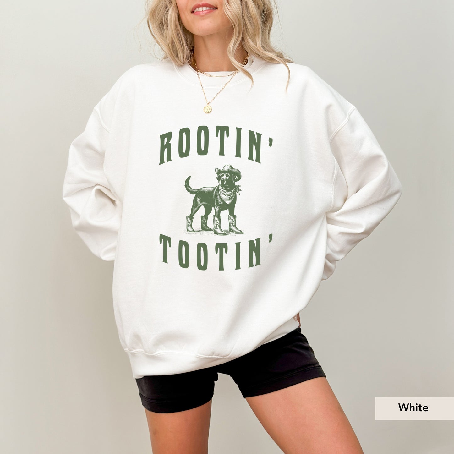 Rootin Tootin Black Labrador Sweatshirt