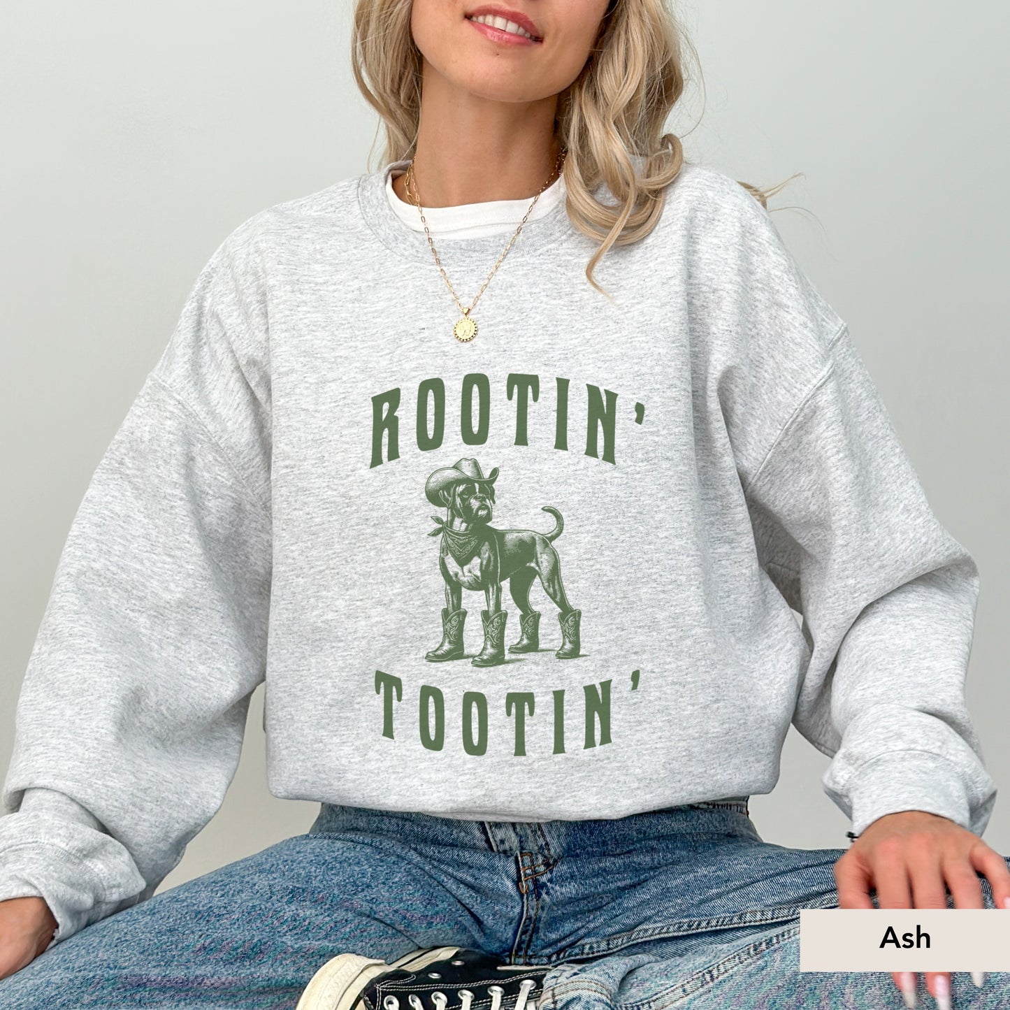 Rootin Tootin Boxer Sweatshirt