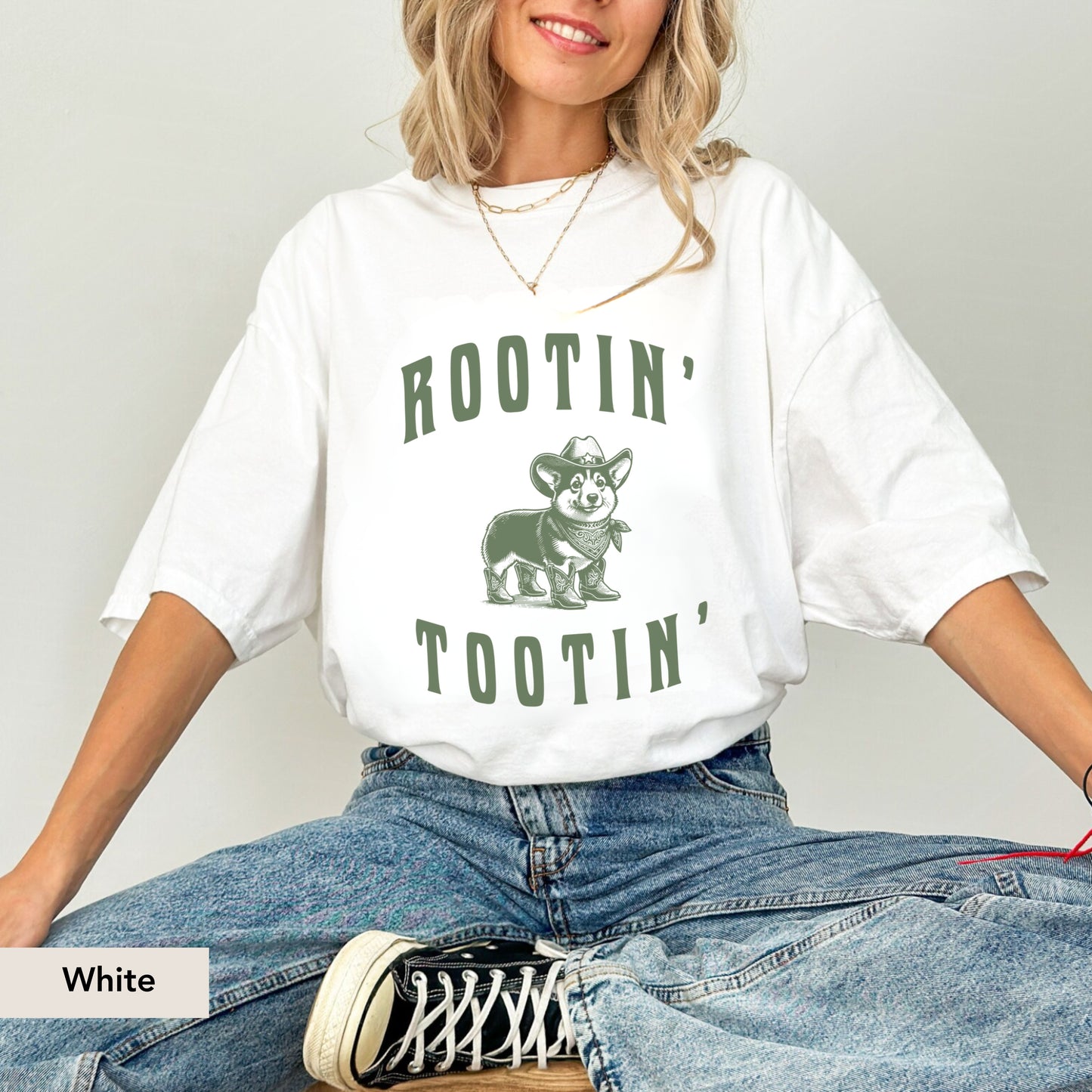 Rootin Tootin Corgi Shirt