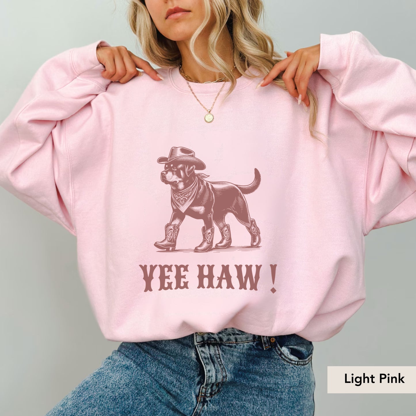 Rottweiler Yeehaw Sweatshirt