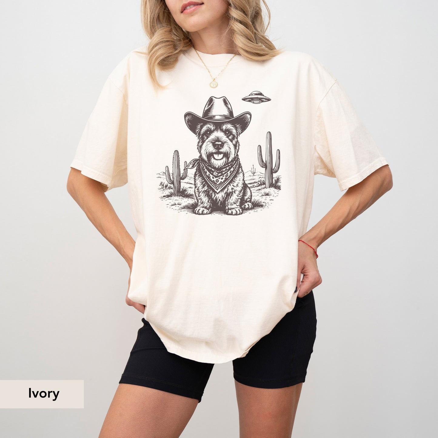 Scottish Spaniel UFO shirt