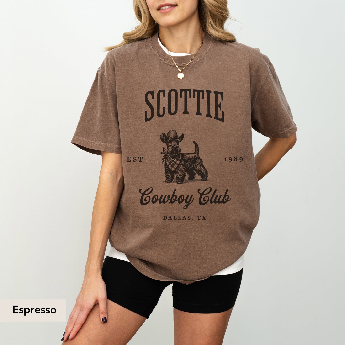 Scottish Terrier Cowboy Club Shirt