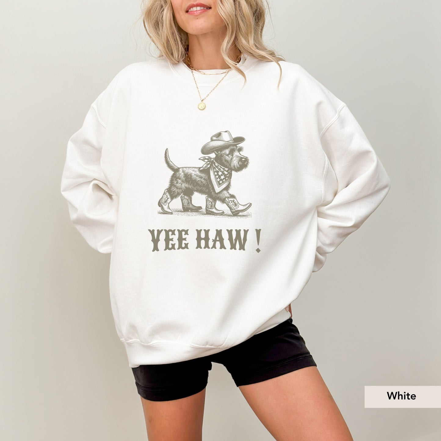 Scottish Terrier Yeehaw Sweatshirt