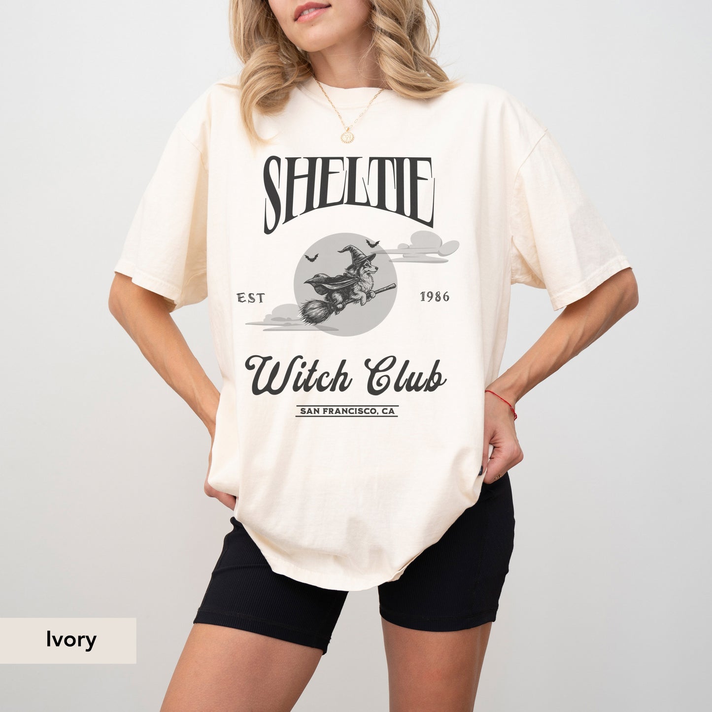 Shetland Sheepdog Witch Club Shirt