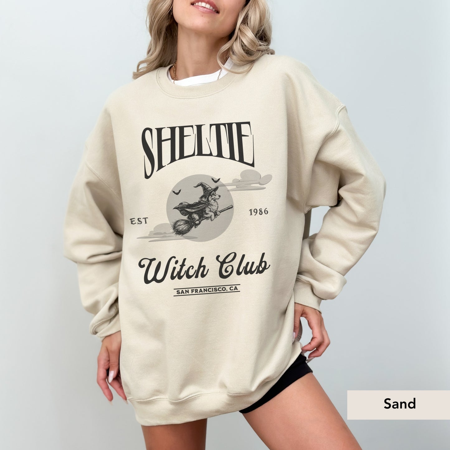 Shetland Sheepdog Witch Club Sweatshirt
