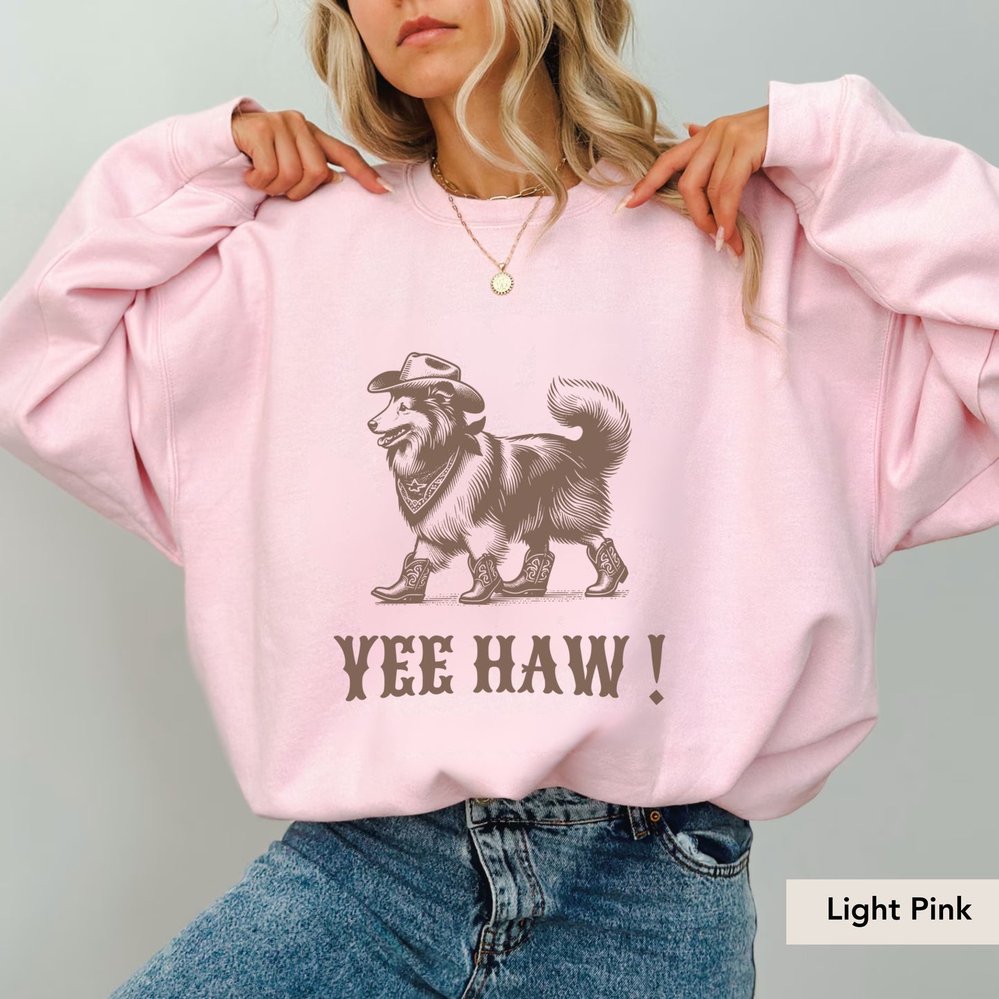 Shetland Sheepdog Yeehaw Sweatshirt