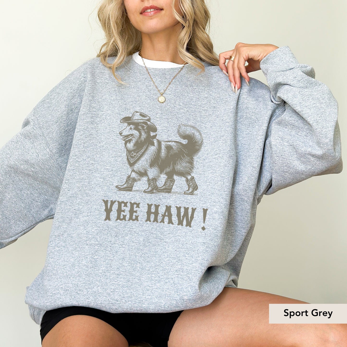 Shetland Sheepdog Yeehaw Sweatshirt
