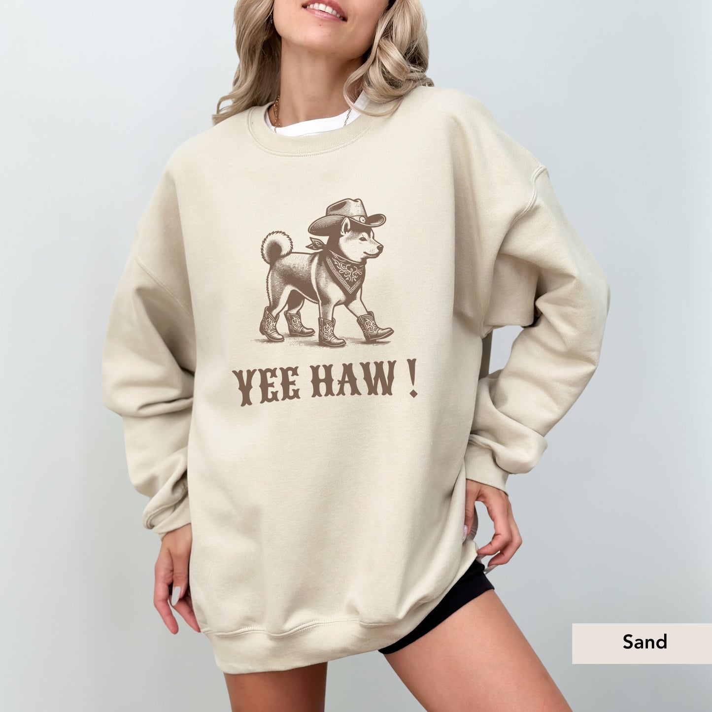 Shiba Inu Yeehaw Sweatshirt