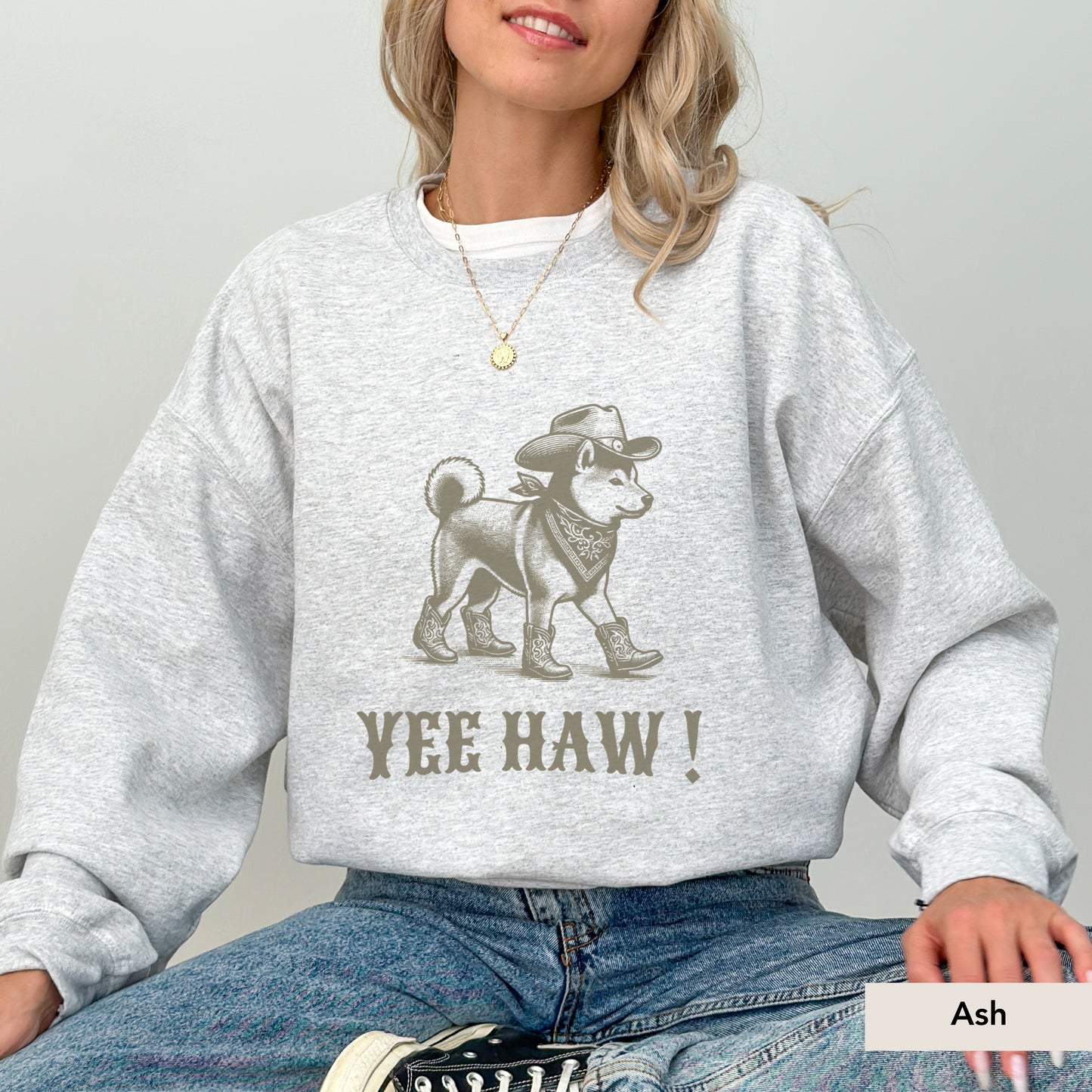 Shiba Inu Yeehaw Sweatshirt