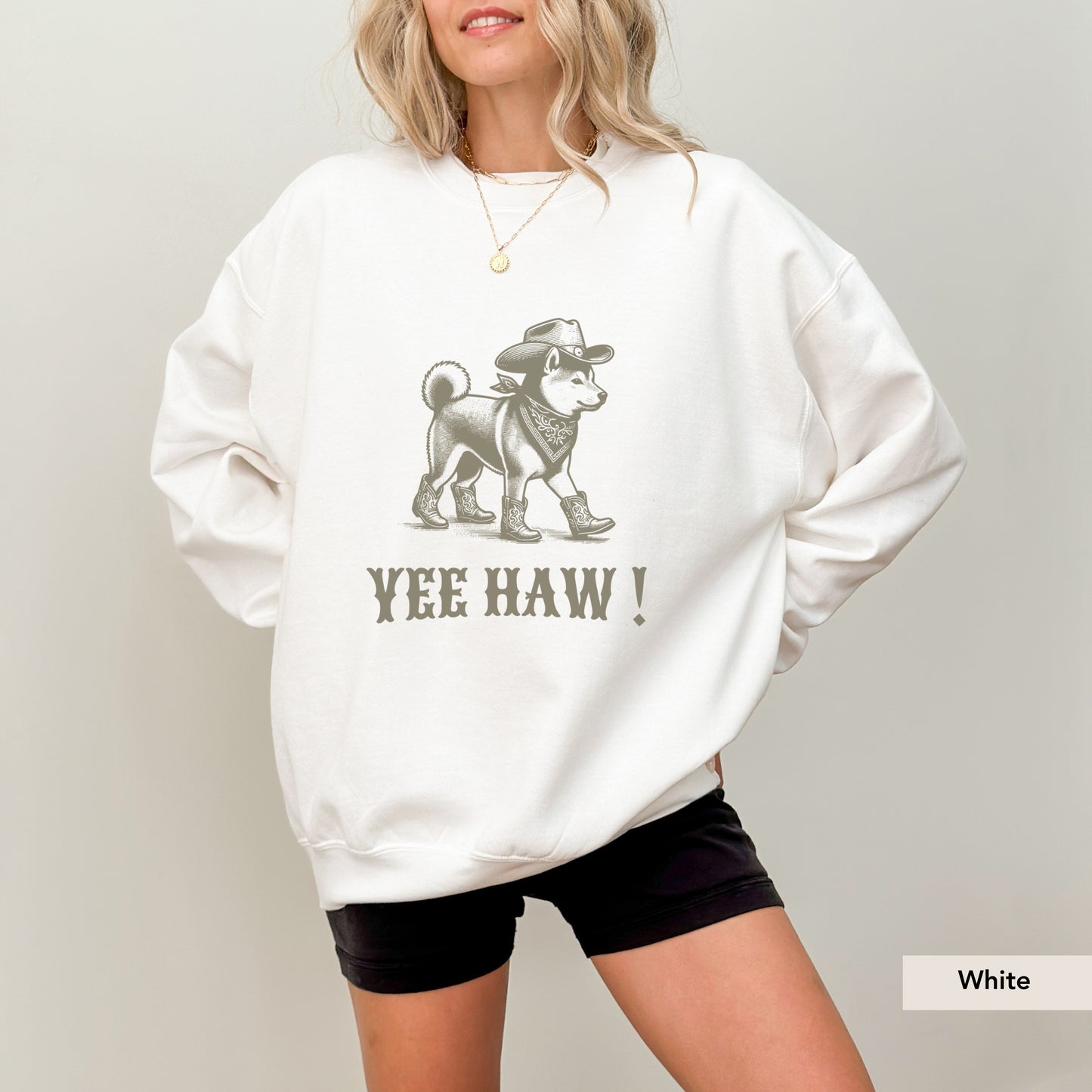 Shiba Inu Yeehaw Sweatshirt