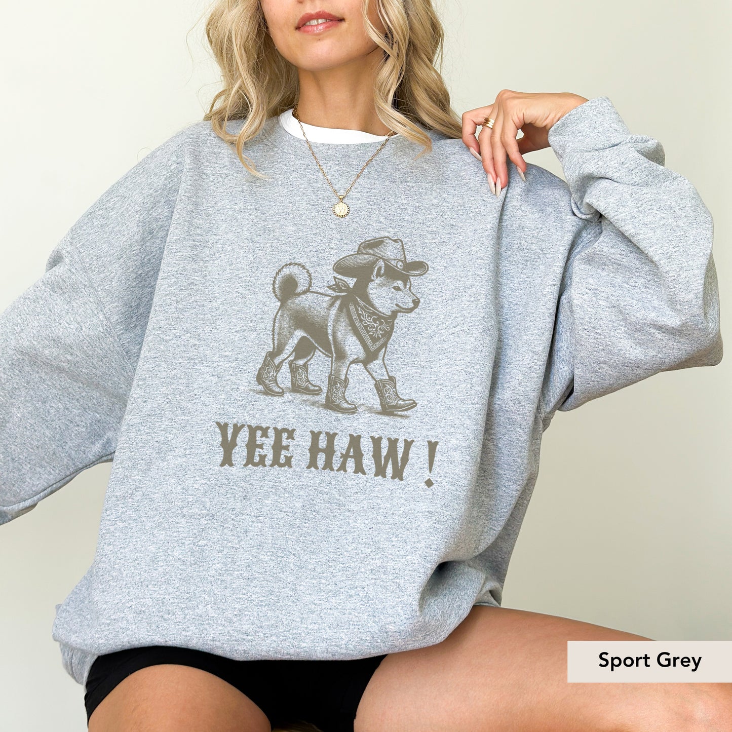 Shiba Inu Yeehaw Sweatshirt