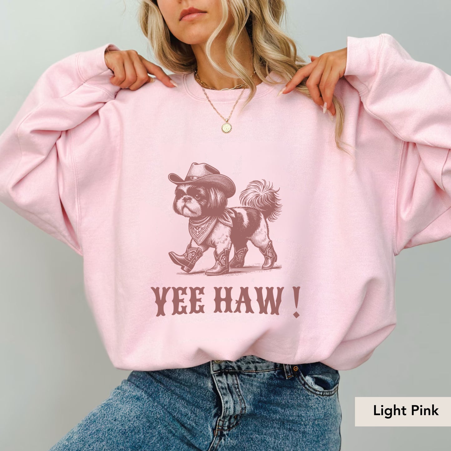 Shih Tzu Yeehaw Sweatshirt