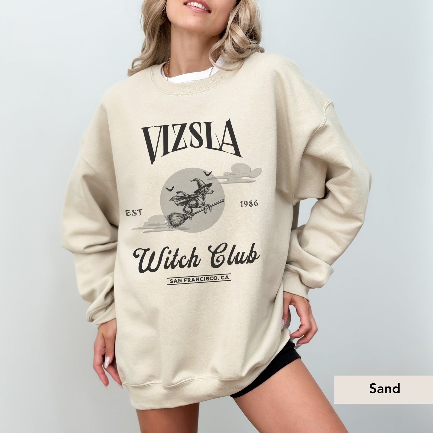 Vizsla Witch Club Sweatshirt