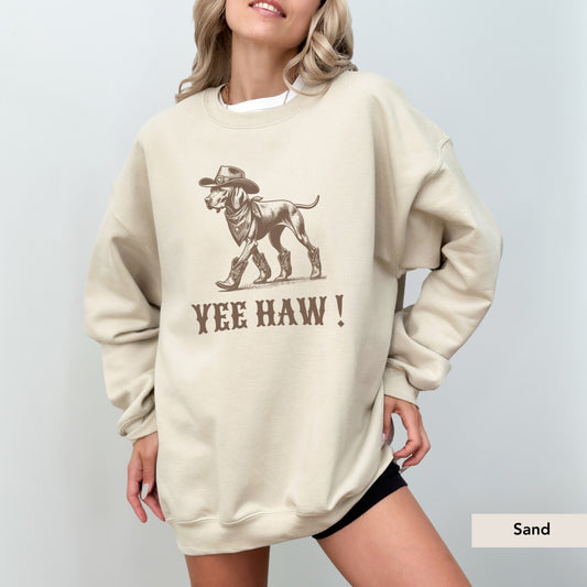 Vizsla Yeehaw Sweatshirt