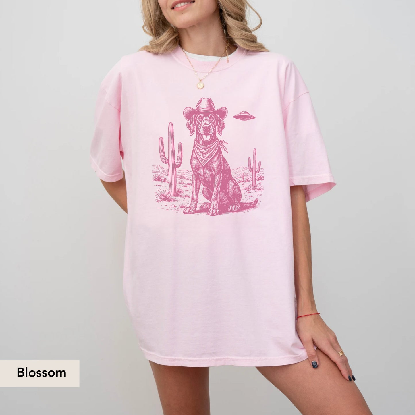 Weimaraner UFO shirt