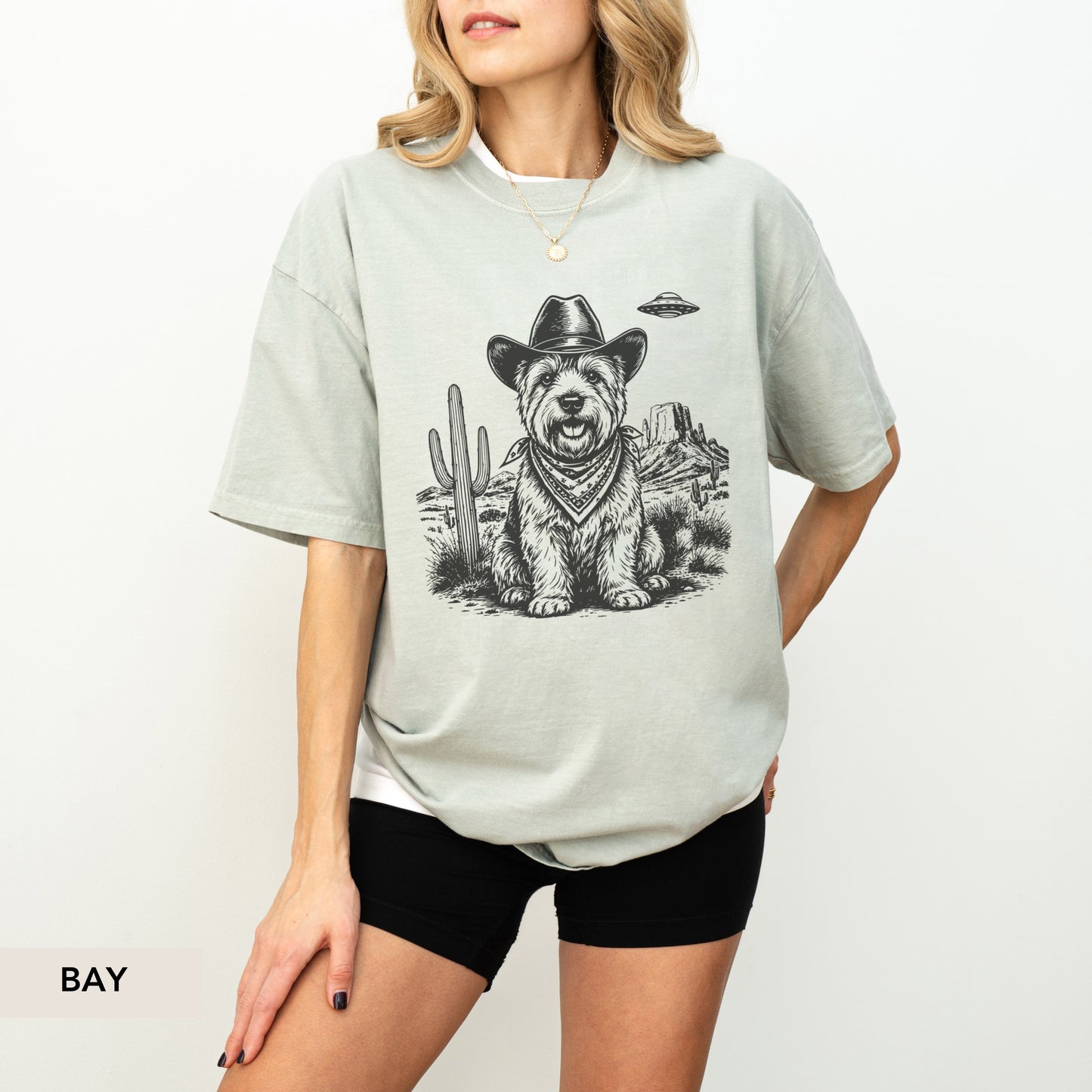 West highland White Terrier UFO shirt