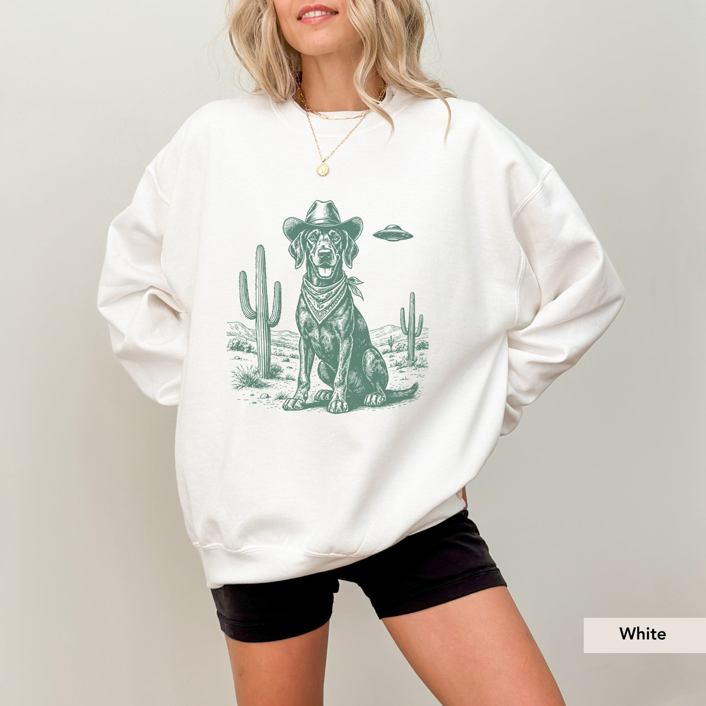 Wiemaraner UFO Sweatshirt
