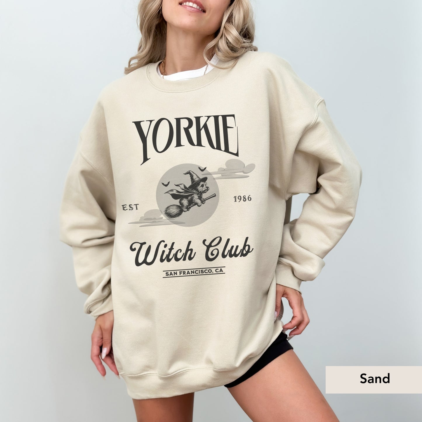 Yorkshire Terrier Witch Club Sweatshirt