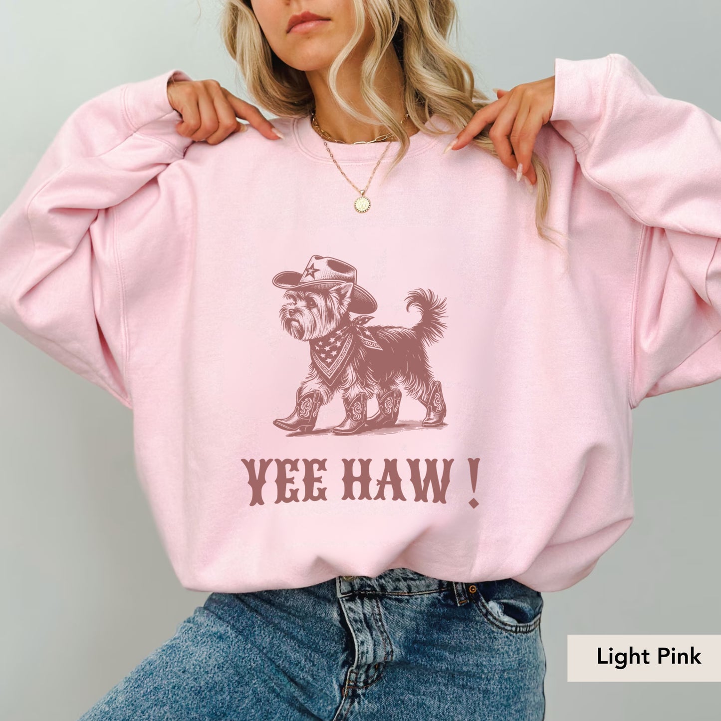 Yorkshire Terrier Yeehaw Sweatshirt