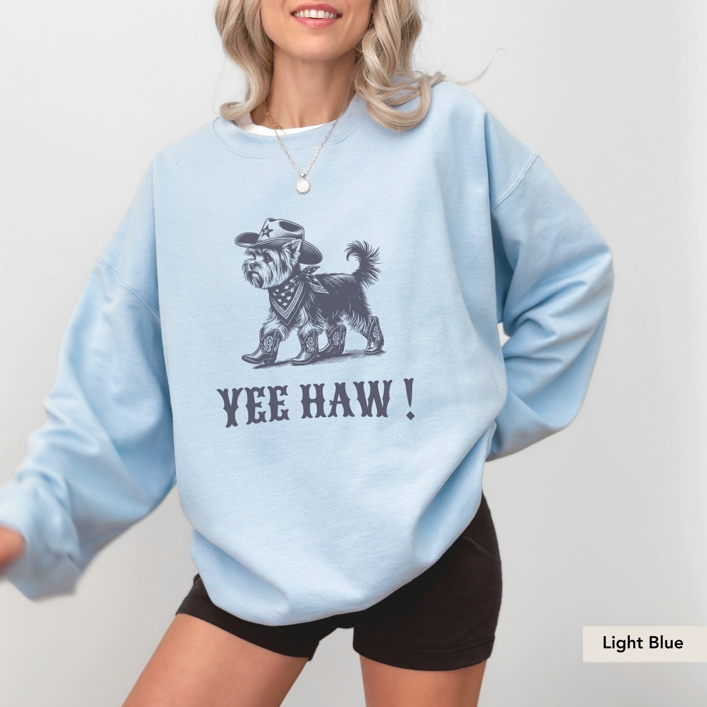 Yorkshire Terrier Yeehaw Sweatshirt