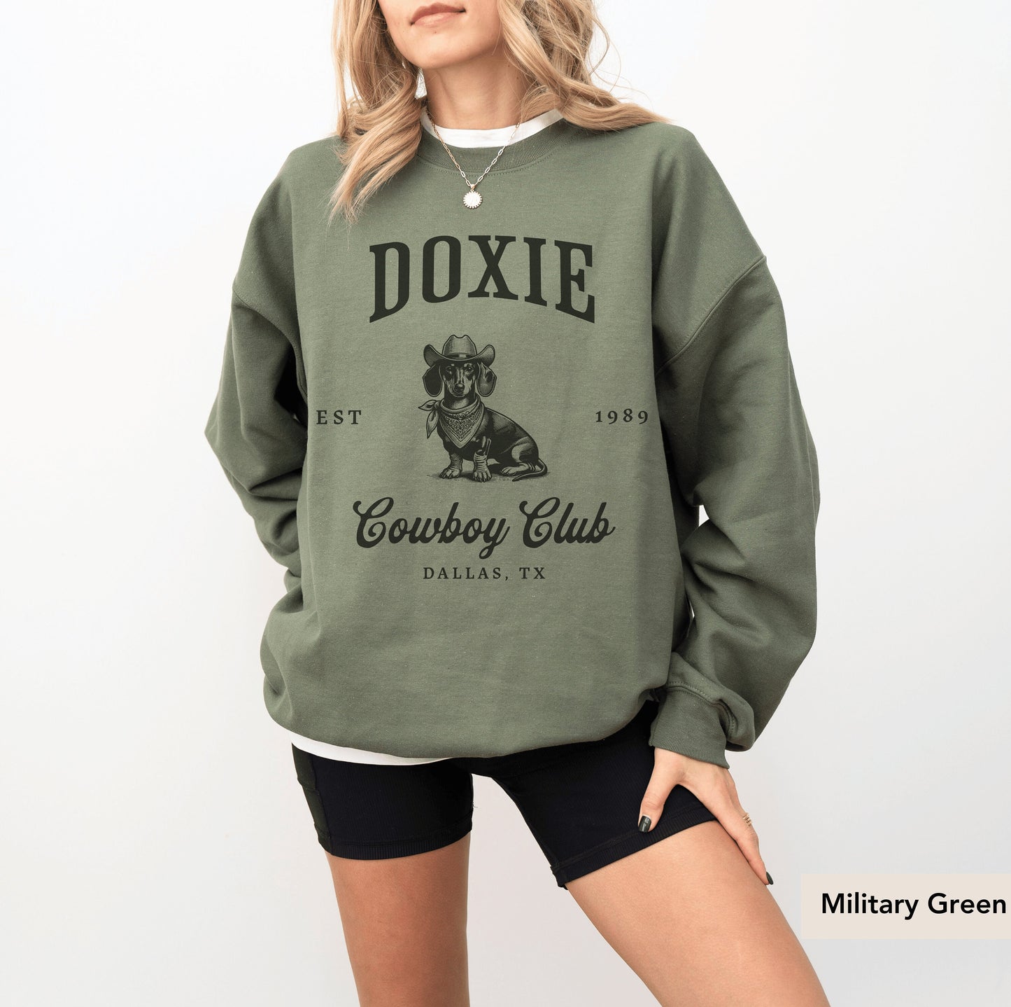 Doxie Cowboy Club SweatShirt, Dachshund Sweatshirt, Dachshund, Doxie, Dachshund mom, Dachshund Shirt, Dachshund gift, Doxie, sausage dog