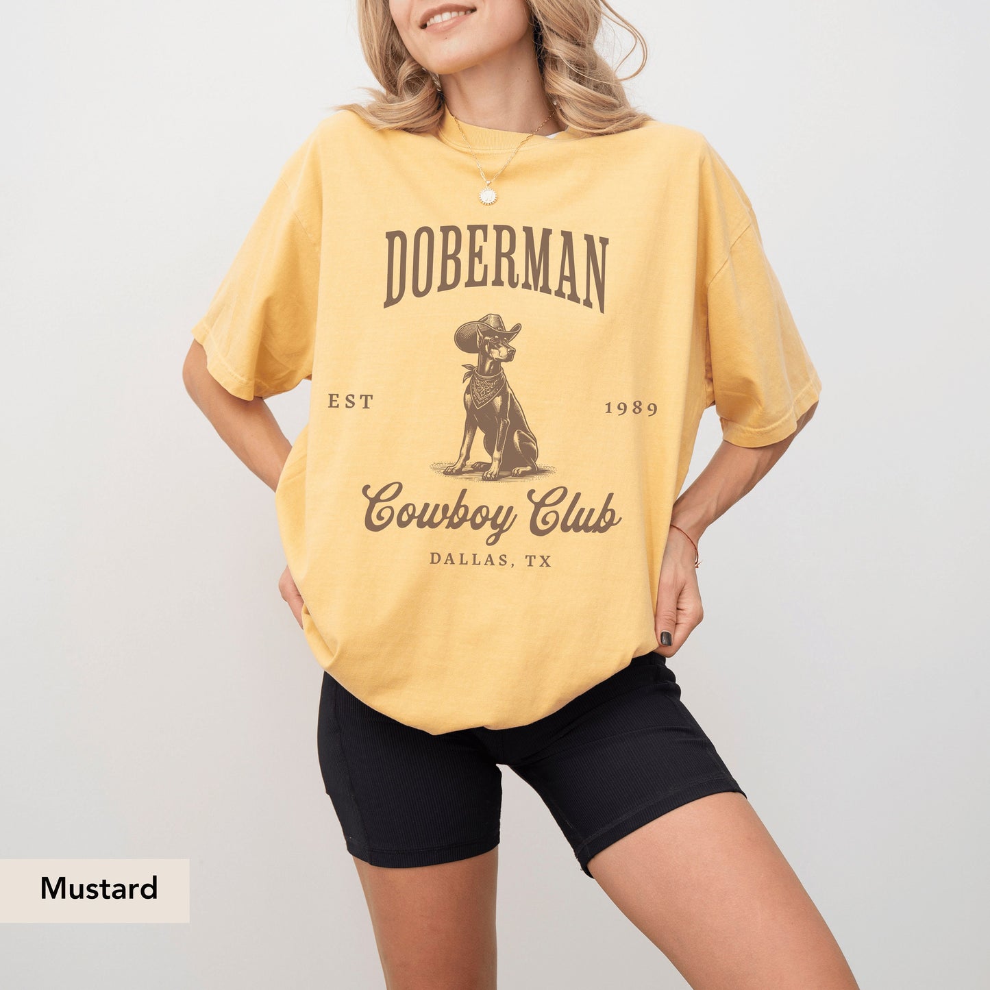 Doberman Cowboy Club Shirt, Doberman t shirt, Doberman Gifts, Dobie, Doberman, Doberman mom, Doberman dog lover, Doberman tee
