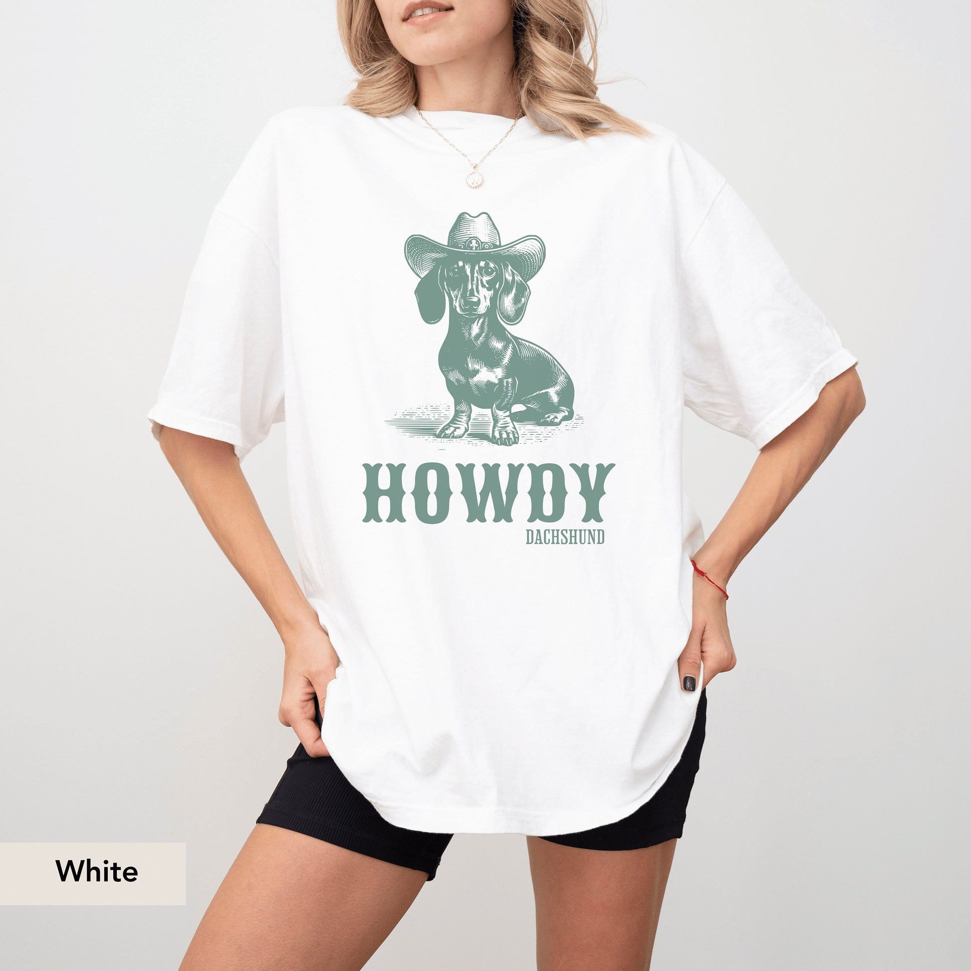 Dachshund Howdy Comfort Colors Shirt, Dachshund, Doxie Mama Shirt, Dachshund Shirt, Dachshund Gift, Doxie Shirt, sausage dog, Doxie