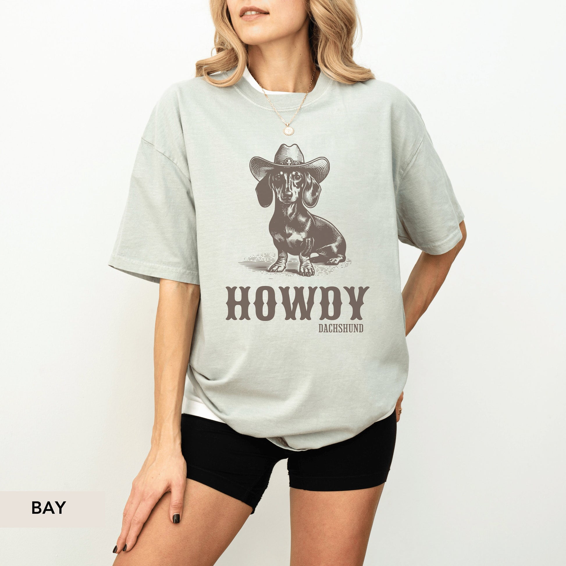 Dachshund Howdy Comfort Colors Shirt, Dachshund, Doxie Mama Shirt, Dachshund Shirt, Dachshund Gift, Doxie Shirt, sausage dog, Doxie