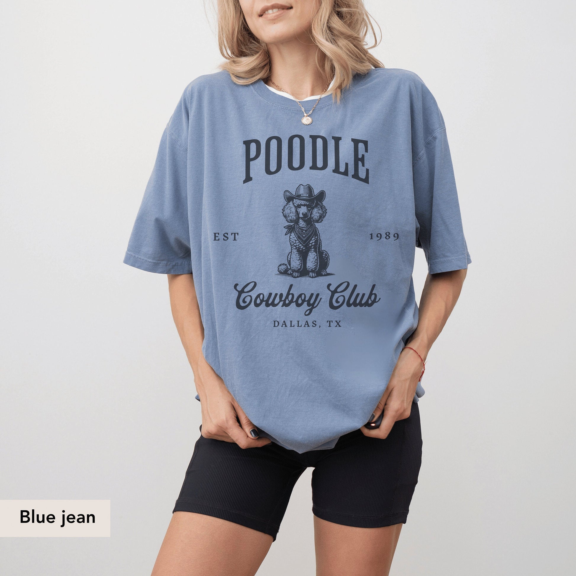 Poodle Cowboy Club Shirt, Poodle Shirt, Poodle dog, Poodle gift, Poodle dog mom, Toy poodle, Poodle sweater, Poodle, dog western shirt