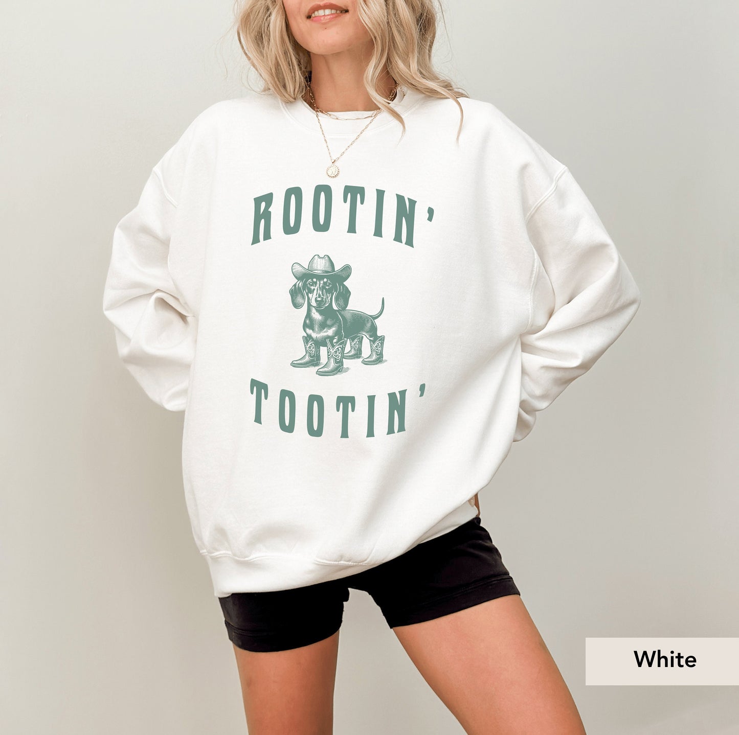 Rootin Tootin Dachshund Sweatshirt, Dachshund, Doxie Mama, Dachshund Sweatshirt, Dachshund Gift, Doxie Shirt, sausage dog, Dachshund shirt