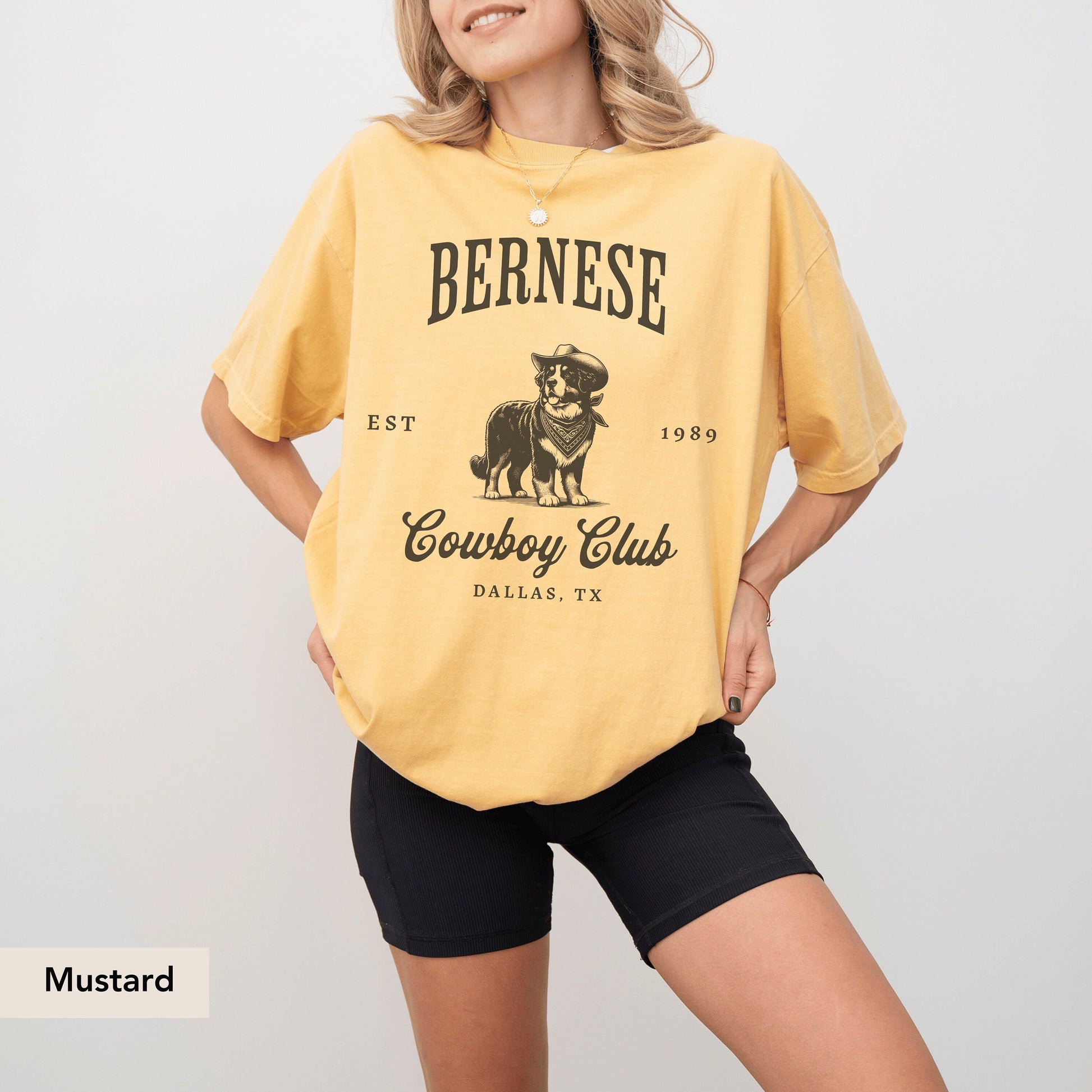 Bernese Mountain Cowboy Club Shirt, Bernese Mountain, Bernese Mountain t shirt, Bernese Mountain mom, Bernese Mountain Gift