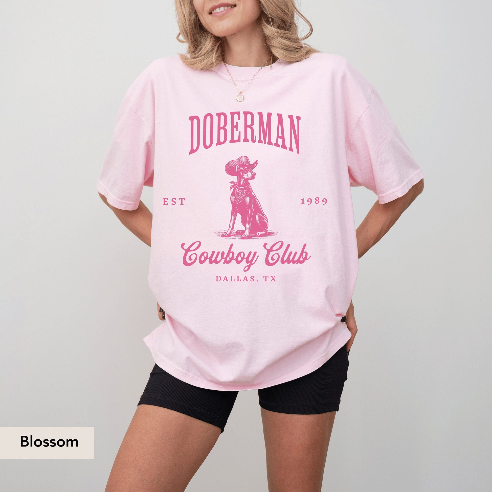 Doberman Cowboy Club Shirt, Doberman t shirt, Doberman Gifts, Dobie, Doberman, Doberman mom, Doberman dog lover, Doberman tee