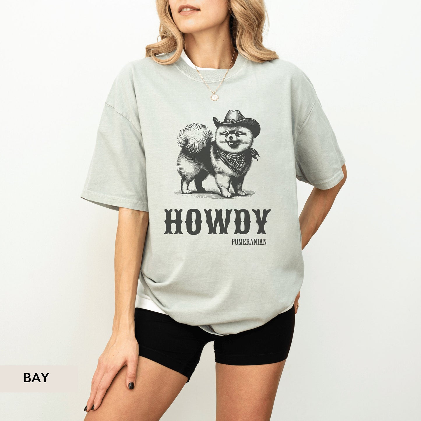Howdy Pomeranian Shirt, Pomeranian gifts, Pomeranian SweatShirt, Pomeranian, Pomeranian mom, Pomeranian lover, Dog Cowboy shirt, Dog western