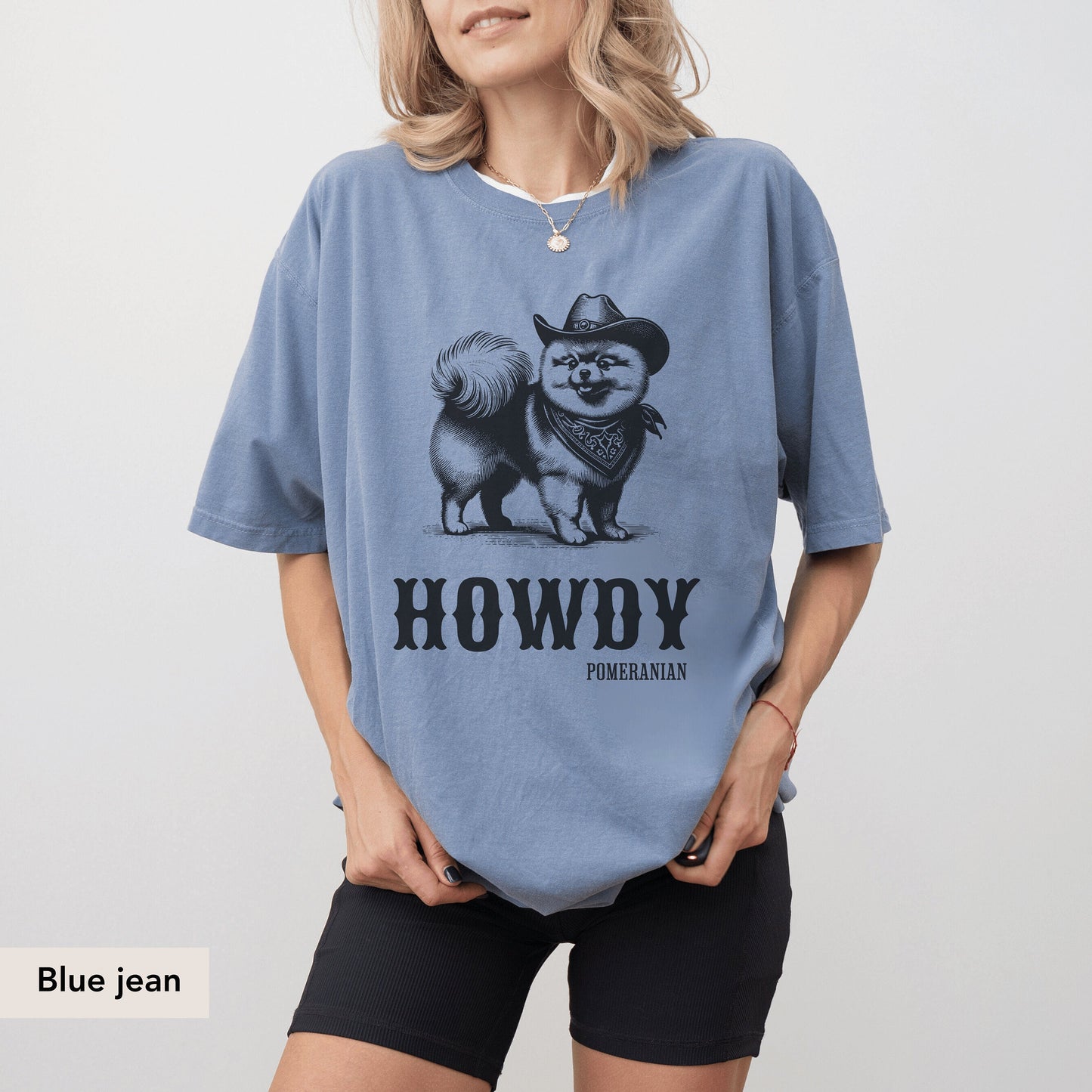 Howdy Pomeranian Shirt, Pomeranian gifts, Pomeranian SweatShirt, Pomeranian, Pomeranian mom, Pomeranian lover, Dog Cowboy shirt, Dog western