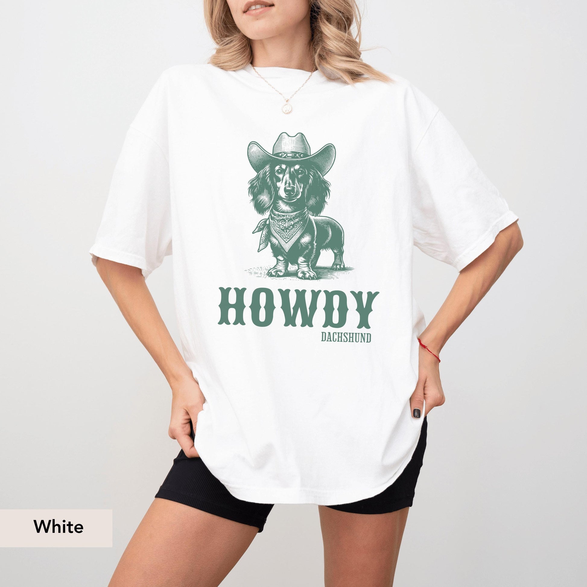 Howdy Dachshund Long Haired Shirt, Dachshund, Doxie Mama Shirt, Dachshund Shirt, Dachshund Gift, Doxie Shirt, sausage dog, Doxie